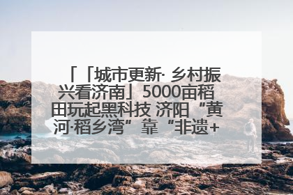 「城市更新· 乡村振兴看济南」5000亩稻田玩起黑科技 济阳“黄河·稻乡湾”靠“非遗+露营”火出圈