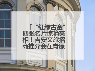 “红绿古金”四张名片惊艳亮相！吉安文旅招商推介会在青原区举行(图)