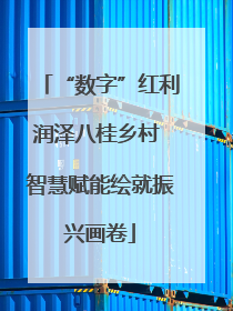 “数字”红利润泽八桂乡村 智慧赋能绘就振兴画卷
