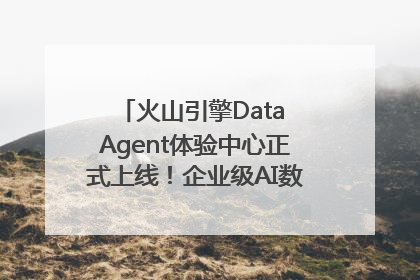 火山引擎Data Agent体验中心正式上线！企业级AI数据专家触手可及