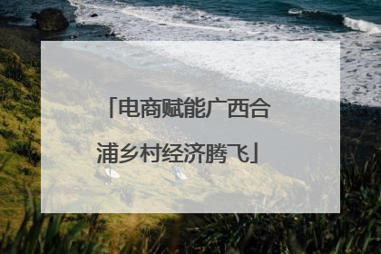 电商赋能广西合浦乡村经济腾飞