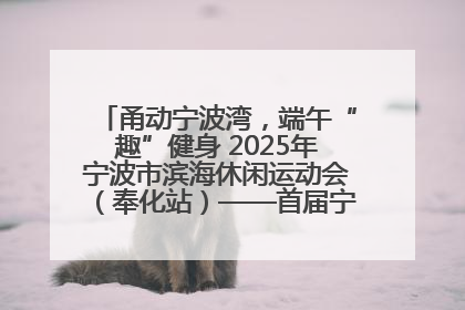 甬动宁波湾，端午“趣”健身 2025年宁波市滨海休闲运动会（奉化站）——首届宁波湾海洋运动会盛