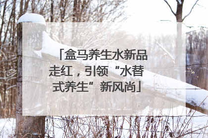 盒马养生水新品走红，引领“水替式养生”新风尚