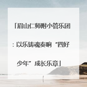 眉山仁师附小管乐团：以乐铸魂奏响“四好少年”成长乐章
