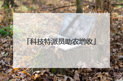 科技特派员助农增收