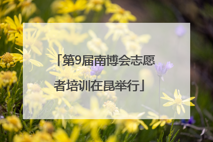 第9届南博会志愿者培训在昆举行