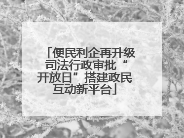 便民利企再升级 司法行政审批“开放日”搭建政民互动新平台