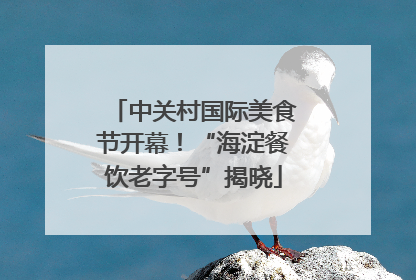 中关村国际美食节开幕！“海淀餐饮老字号”揭晓