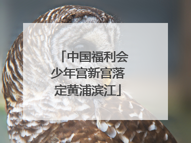中国福利会少年宫新宫落定黄浦滨江