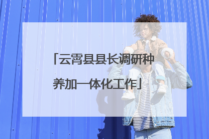 云霄县县长调研种养加一体化工作