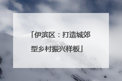 伊滨区：打造城郊型乡村振兴样板