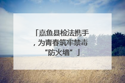 嘉鱼县检法携手，为青春筑牢禁毒“防火墙”