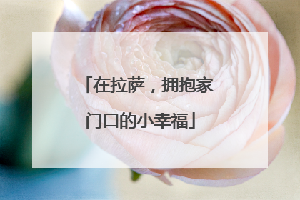 在拉萨，拥抱家门口的小幸福