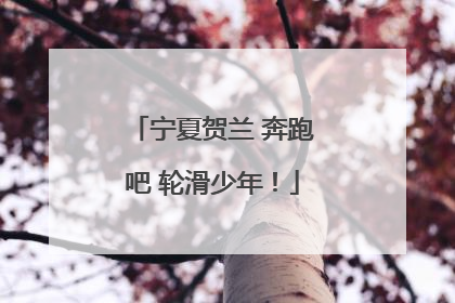 宁夏贺兰 奔跑吧 轮滑少年！
