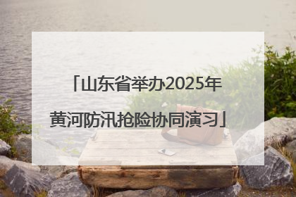 山东省举办2025年黄河防汛抢险协同演习