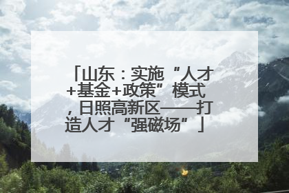 山东：实施“人才+基金+政策”模式，日照高新区——打造人才“强磁场”