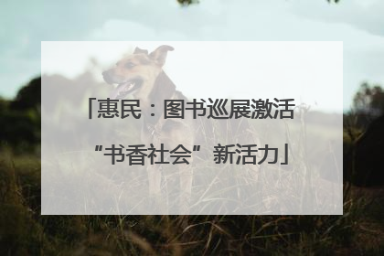 惠民：图书巡展激活“书香社会”新活力