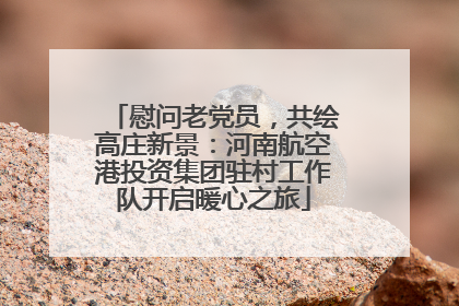 慰问老党员，共绘高庄新景：河南航空港投资集团驻村工作队开启暖心之旅