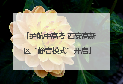 护航中高考 西安高新区“静音模式”开启