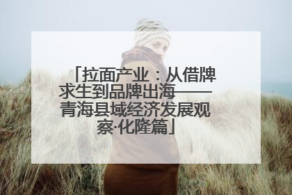 拉面产业：从借牌求生到品牌出海——青海县域经济发展观察·化隆篇