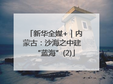 新华全媒+｜内蒙古：沙海之中建“蓝海”(2)