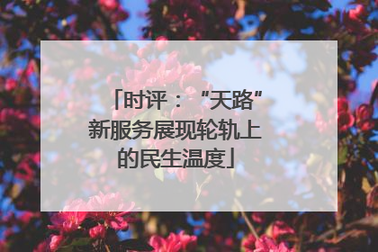 时评：“天路”新服务展现轮轨上的民生温度