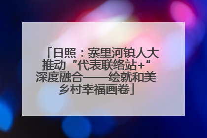 日照：寨里河镇人大推动“代表联络站+”深度融合——绘就和美乡村幸福画卷