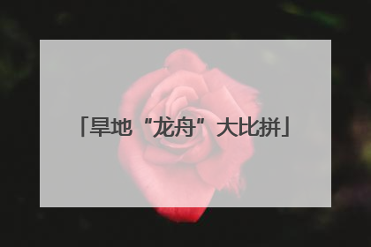 旱地“龙舟”大比拼