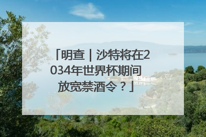 明查｜沙特将在2034年世界杯期间放宽禁酒令？