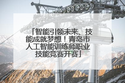 智能引领未来、技能成就梦想！青岛市人工智能训练师职业技能竞赛开赛