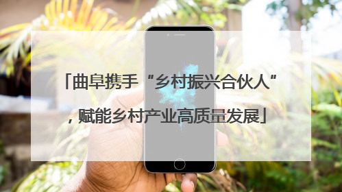 曲阜携手“乡村振兴合伙人”，赋能乡村产业高质量发展