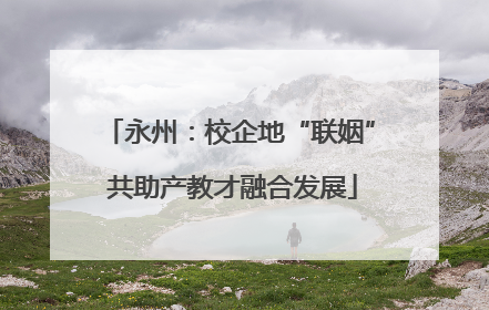 永州：校企地“联姻” 共助产教才融合发展