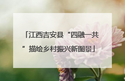 江西吉安县“四融一共”描绘乡村振兴新图景