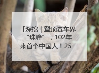 深挖｜登顶赛车界“珠峰”，102年来首个中国人！25岁的叶一飞凭什么创造历史？
