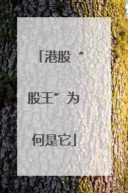 港股“股王”为何是它