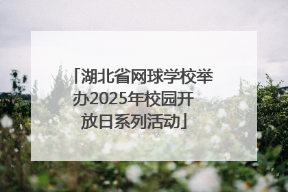 湖北省网球学校举办2025年校园开放日系列活动