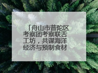 舟山市普陀区考察团考察联舌工坊，共谋海洋经济与预制食材产业融合发展