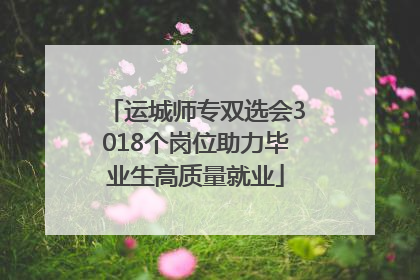 运城师专双选会3018个岗位助力毕业生高质量就业