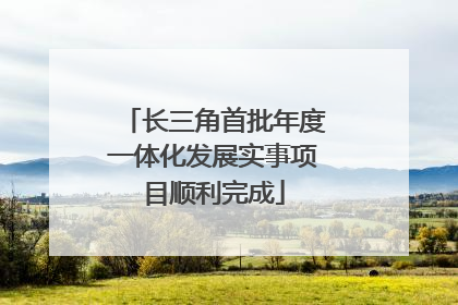长三角首批年度一体化发展实事项目顺利完成