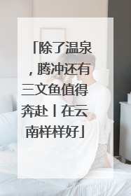 除了温泉，腾冲还有三文鱼值得奔赴丨在云南样样好