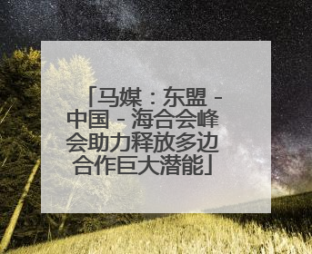 马媒：东盟－中国－海合会峰会助力释放多边合作巨大潜能