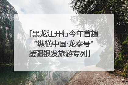 黑龙江开行今年首趟“纵横中国·龙泰号”援疆银发旅游专列