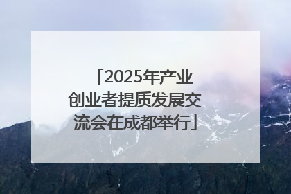 2025年产业创业者提质发展交流会在成都举行