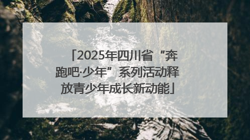 2025年四川省“奔跑吧·少年”系列活动释放青少年成长新动能